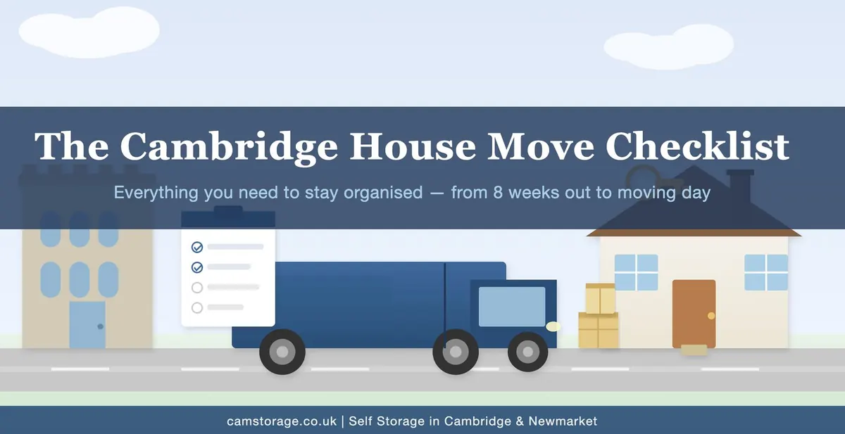 The Cambridge House Move Checklist: Everything You Need to Stay Organised